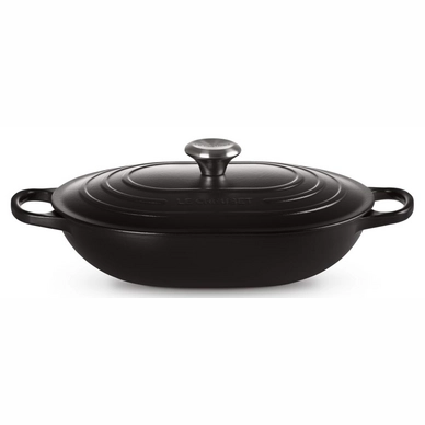 Le Creuset Bräter mit Deckel 31 cm Signature White